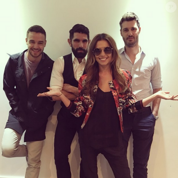 Cheryl Cole cherche à faire deviner à ses abonnés qui est son mystérieux inconnu parmi ses trois hommes dont Liam Payne, la star des One Direction. Photo publiée sur Instagram, le 2 mars 2016.