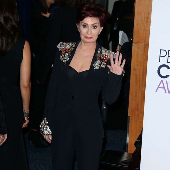 Sharon Osbourne - Press room des People Choice Awards 2016 à Los Angeles le 6 janvier 2015.
