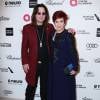 Ozzy Osbourne et sa femme Sharon Osbourne à la Soirée "Elton John AIDS Foundation Oscar Party" 2015 à West Hollywood, le 22 février 2015.