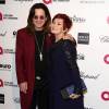 Ozzy Osbourne et sa femme Sharon Osbourne à la Soirée "Elton John AIDS Foundation Oscar Party" 2015 à West Hollywood, le 22 février 2015