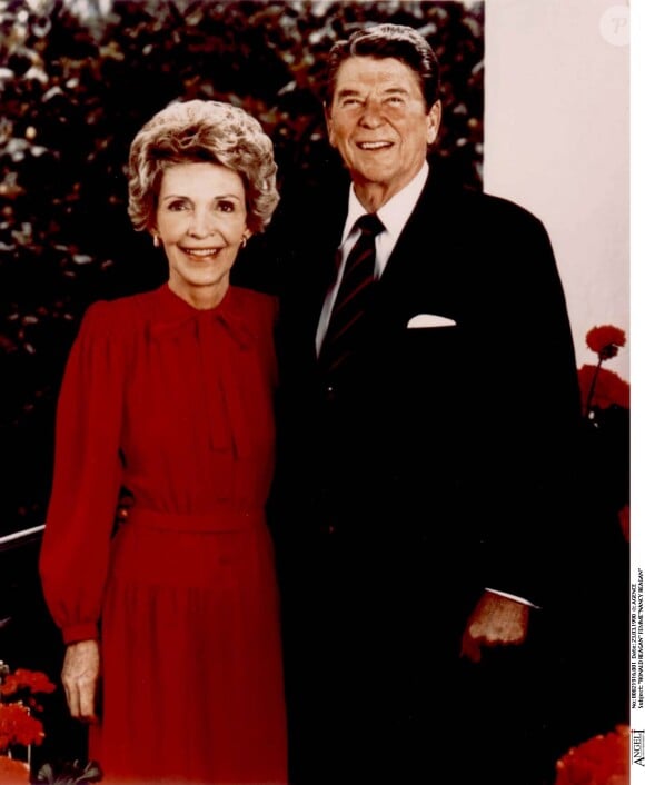 Ronald Reagan et sa femme Nancy en 1990. L'ancienne first lady est morte le 6 mars 2016 à 94 ans.