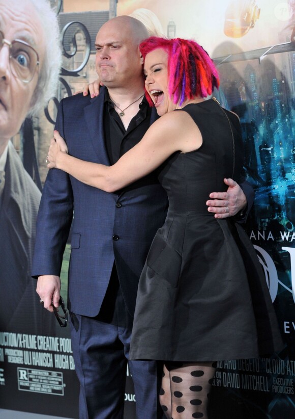 Lana Wachowski, Andy Wachowski à Hollywood, le 24 octobre 2012.