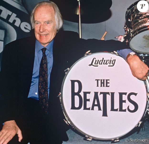 George Martin, ici en 1997, producteur historique des Beatles, est mort à l'âge de 90 ans.