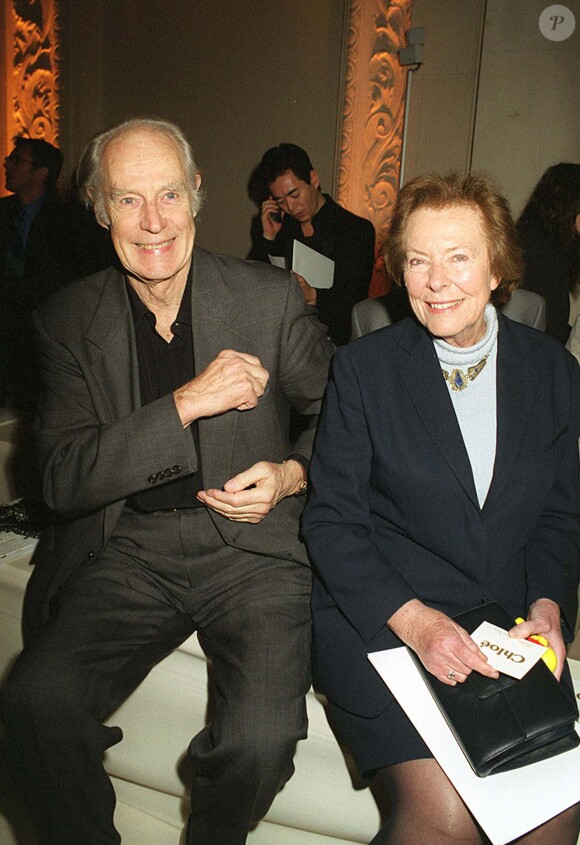 George Martin et sa femme à Paris en mars 2001.