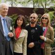 George Martin, Olivia Harrison, Ringo Starr et Barbara Bach à Londres le 19 mai 2008.