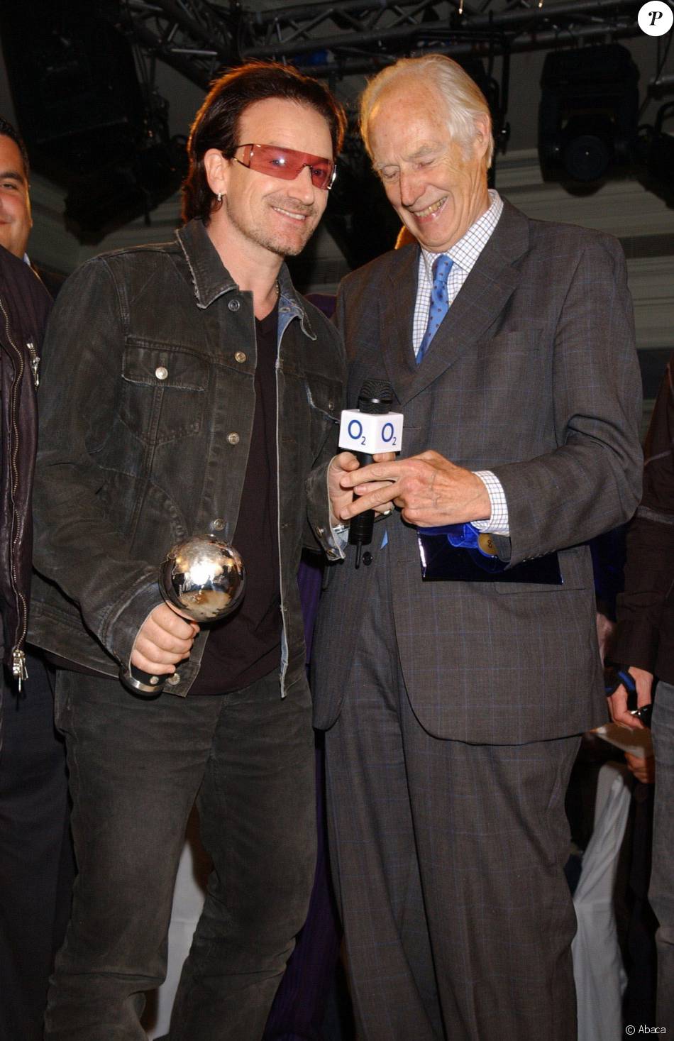 Bono et Sir George Martin en jujn 2006.