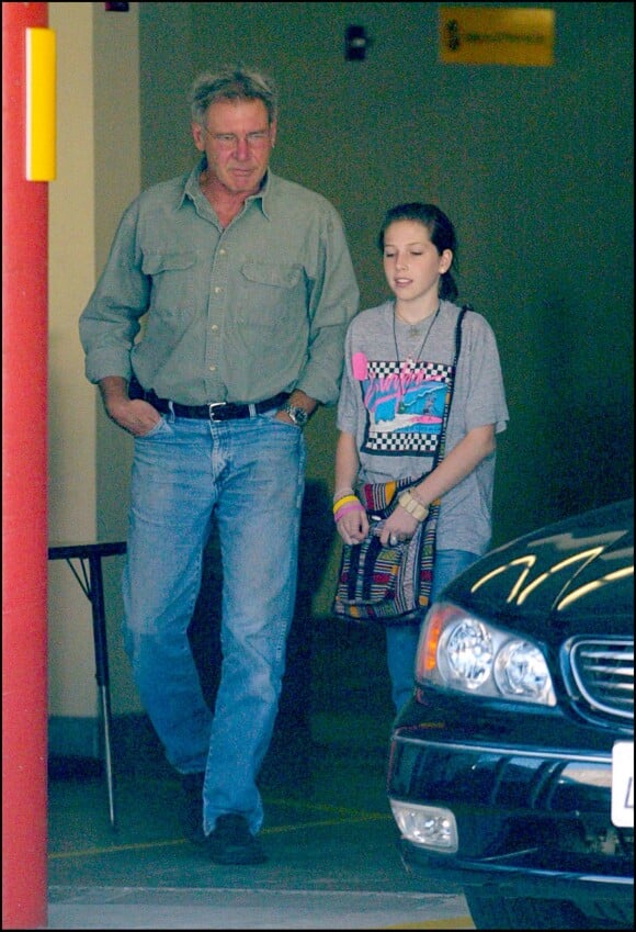 Harrison Ford et sa fille Georgia à Beverly Hills le 11 mai 2004