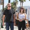 Exclusive - Harrison Ford avec sa fille Georgia à Venice le 2 décembre 2014