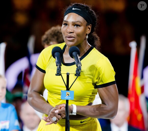Serena Williams - L'Allemande Angelique Kerber remporte la finale de l'open d'Australie face à la première mondiale Serena Williams à Melbourne le 30 janvier 2016.