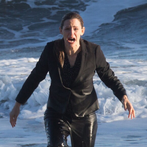Jennifer Garner sur le tournage de 'The Tribes Of Palos Verdes' à Los Angeles, le 8 mars 2016