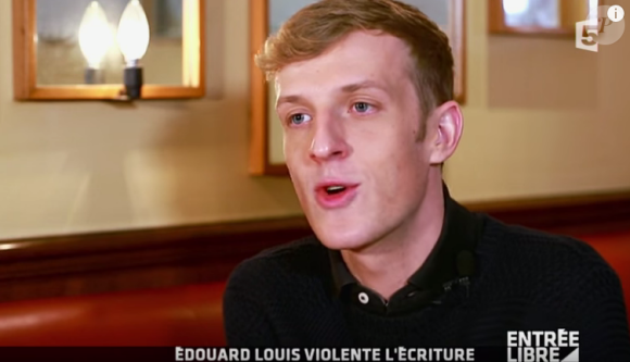 Edouard Louis dans l'émission Entrée Libre sur France 5