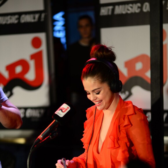 Selena Gomez à Paris jeudi 10 mars 2016.