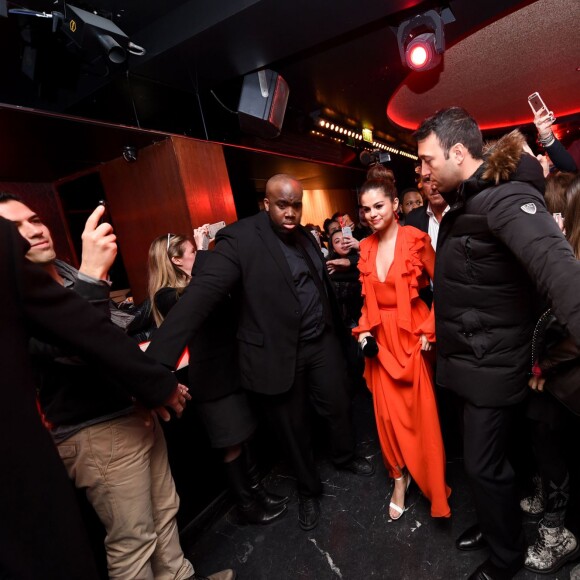 Selena Gomez à Paris jeudi 10 mars 2016.