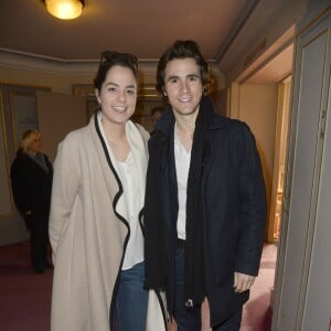 Anouchka Delon et son compagnon Julien Dereims - Cérémonie du Prix du Brigadier 2016 au Théâtre de la Comédie des Champs-Elysées à Paris. © Coadic Guirec / Bestimage