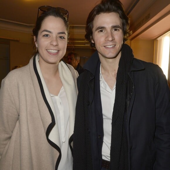 Anouchka Delon et son compagnon Julien Dereims - Cérémonie du Prix du Brigadier 2016 au Théâtre de la Comédie des Champs-Elysées à Paris. © Coadic Guirec / Bestimage