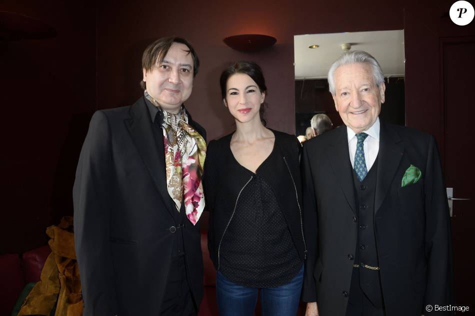 Couple Qui Est Le Compagnon De Michel Fau Michel Fau, Stéphanie Fagadau et Jacques Sereys - Cérémonie du Prix du