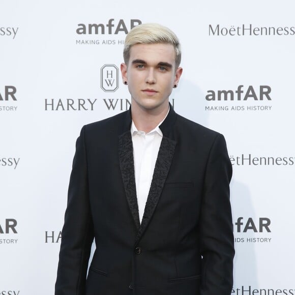 Gabriel-Kane Day-Lewis (fils d'Isabelle Adjani et de Daniel Day-Lewis) - Photocall de l'amfAR au Pavillon Ledoyen lors de la fashion week Haute-Couture à Paris, le 5 juillet 2015.