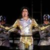 Michael Jackson en concert à Londres, le 11 juillet 1997