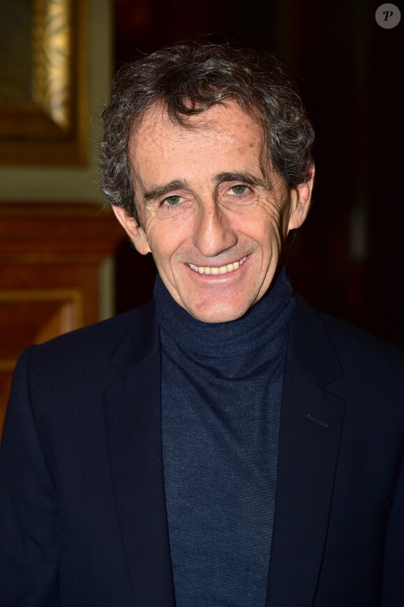 Alain Prost (ambassadeur Renault ) - Conférence de presse du grand prix de Formule E (Formule Electrique) à Paris le 13 janvier 2016.