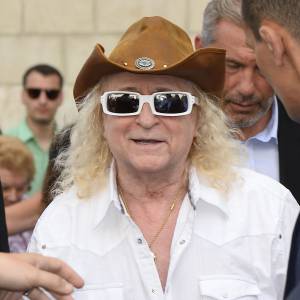 Michel Polnareff - Inauguration de la place Michel Polnareff et ouverture de l'exposition au MuPop (Musée des musiques populaires) qui lui consacre une rétrospective - Montluçon le 20 juin 2015.