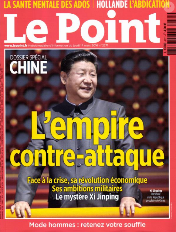 Magazine Le Point en kiosques le 17 mars 2016.