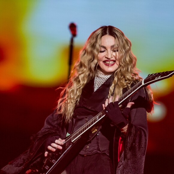 Concert de Madonna à l'AccorHotels Arena (Bercy) à Paris, le 9 décembre 2015.