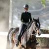 Exclusif - Iggy Azalea lors d'une séance d’équitation à Los Angeles, le 12 novembre 2015 © CPA/Bestimage