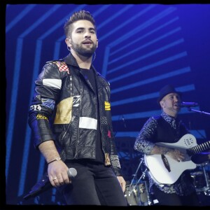 Exclusif - Kendji Girac lors du Coup d' envoi d' Ensemble, sa nouvelle tournée, au Zénith d' Orléans, le 5 mars 2016. © Alain Guizard / Bestimage