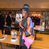 Grace Jones présente et dédicace son livre: "Je n'écrirai jamais mes mémoires" à la libraire du Bon Marché Rive Gauche à Paris, le 18/03/2016 - Paris