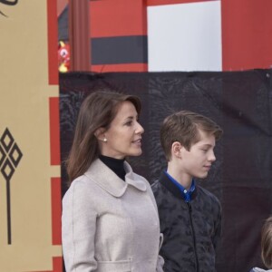 Le prince Joachim et la princesse Marie de Danemark ont inauguré le 19 mars 2016 avec leurs enfants le prince Henrik (6 ans), la princesse Athena (4 ans) et le prince Felix (13 ans) Ninjago World, la nouveauté 2016 du parc à thème Legoland à Billund.