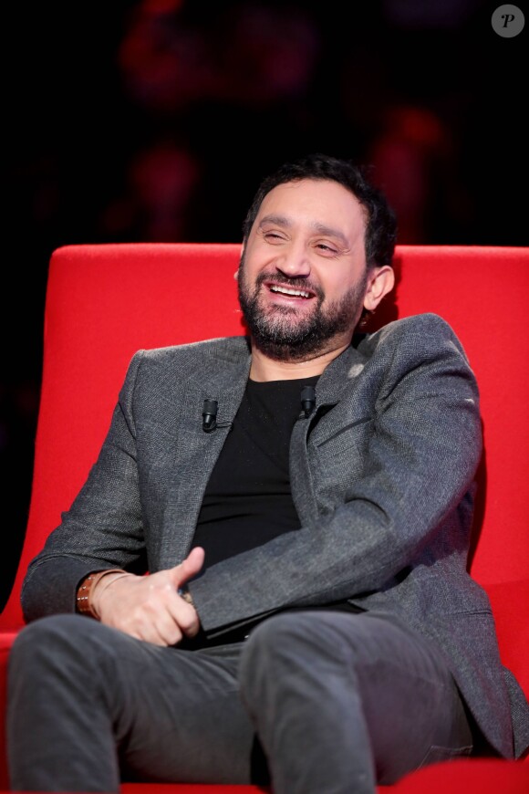 Exclusif - Enregistrement de l'émission "Le Divan" présentée par Marc-Olivier Fogiel avec Cyril Hanouna diffusée le 9 février 2016, sur France 3. © Dominique Jacovides/Bestimage