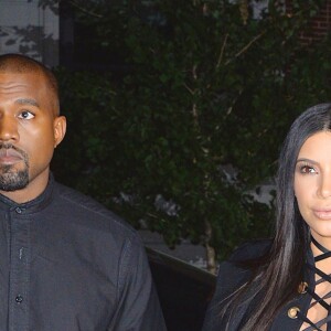 Kim Kardashian et son mari Kanye West, le 14/09/2015 - New York