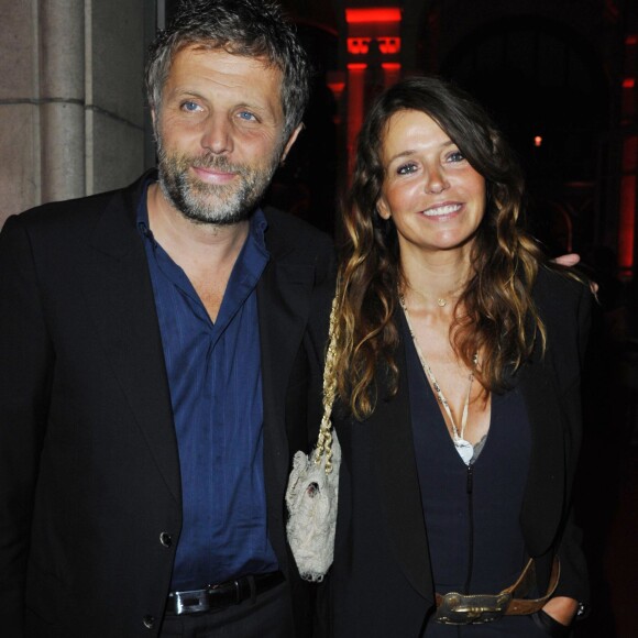 Stéphane Guillon et Muriel Cousin - Les journalistes, animateurs, humoristes et chroniqueurs de Canal+ font leur rentrée. 2011.