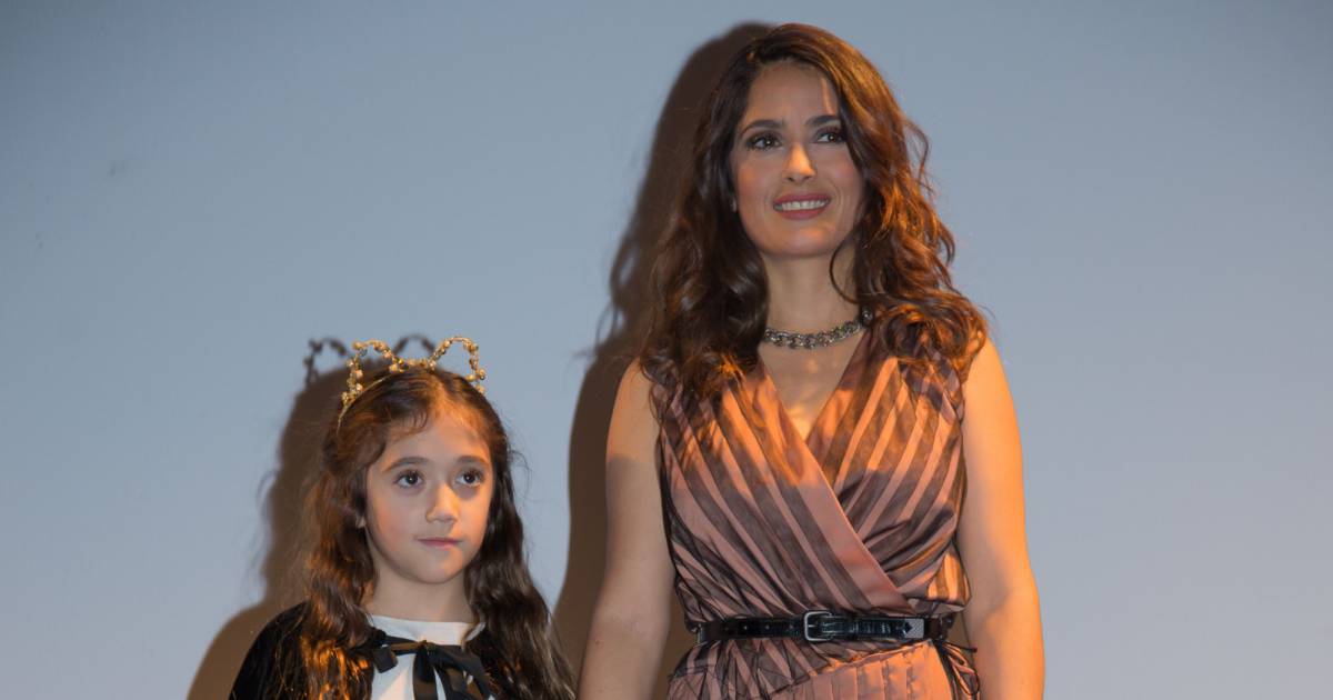 Film Sur La Fille Du Prophete Exclusif - Salma Hayek et sa fille Valentina Paloma Pinault - Avant