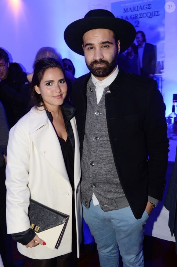 Exclusif - Ycare et Joyce Jonathan - After-party du film "Mariage à la grecque 2" à la boîte de nuit L'Arc à Paris, le 24 mars 2016. © Rachid Bellak/Bestimage