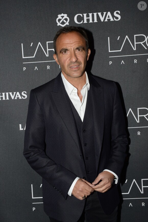 Exclusif - Nikos Aliagas - After-party du film "Mariage à la grecque 2" à la boîte de nuit L'Arc à Paris, le 24 mars 2016. © Rachid Bellak/Bestimage