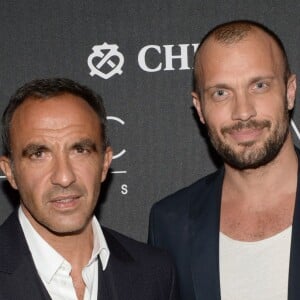 Exclusif - Nikos Aliagas et Loïc Berardengo (Directeur Artistique de l'Arc) - After-party du film "Mariage à la grecque 2" à la boîte de nuit L'Arc à Paris, le 24 mars 2016. © Rachid Bellak/Bestimage