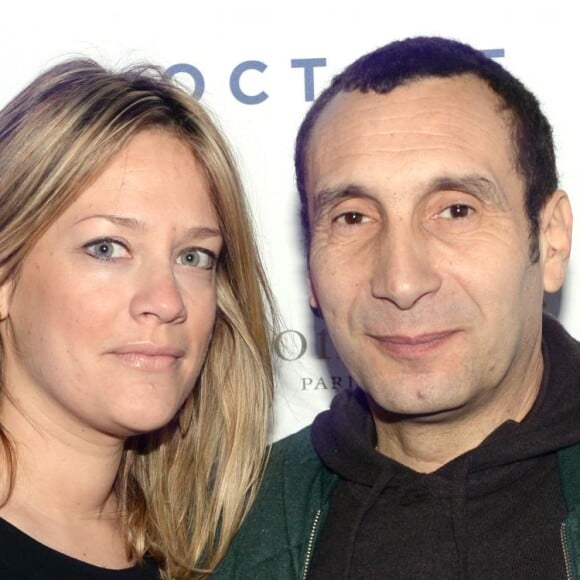 Exclusif - Zinedine Soualem et sa compagne Caroline Faindt - After-party du film "Mariage à la grecque 2" à la boîte de nuit L'Arc à Paris, le 24 mars 2016. © Rachid Bellak/Bestimage