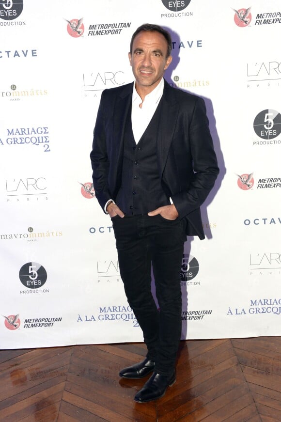 Exclusif - Nikos Aliagas - After-party du film "Mariage à la grecque 2" à la boîte de nuit L'Arc à Paris, le 24 mars 2016. © Rachid Bellak/Bestimage