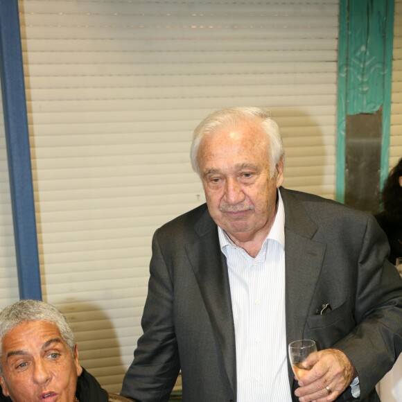 Marcel Campion et Sami Naceri - Soirée d'ouverture de la Foire du Trône à Paris, le 25 mars 2016.  © Coadic Guirec/Bestimage