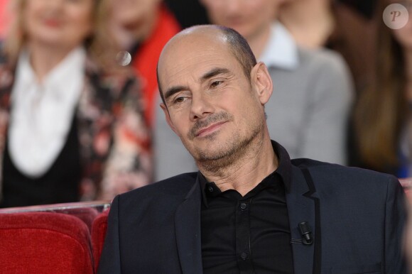 Bernard Campan - Enregistrement de l'émission "Vivement Dimanche" à Paris le 11 Fevrier 2015. L'émission sera diffusée le 15 Fevrier.