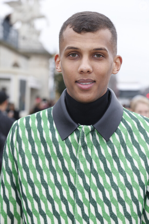Stromae au Défilé de mode Valentino prêt-à-porter Automne Hiver 2015, 2016.