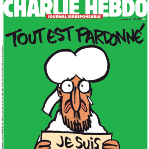 Couverture du journal Charlie Hebdo, en kiosques le 14 janvier 2015.