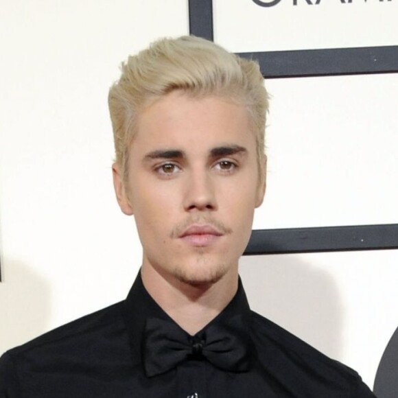 Justin Bieber à La 58ème soirée annuelle des Grammy Awards au Staples Center à Los Angeles, le 15 février 2016.