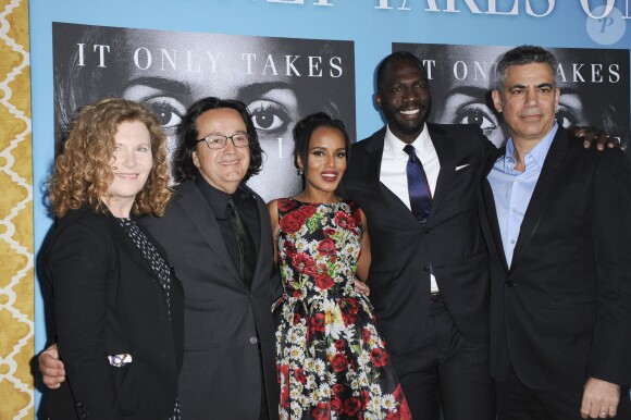Janice Williams, Kerry Washington, Rick Famiyiwa, Michael London a à la première du film Confirmation à Los Angeles, le 31 mars 2016