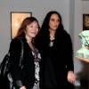 Elise Ventre et Roxane Depardieu - Inauguration de l'exposition de Roxane Depardieu, baptisée "Mr Otto Noselong", au sein de la galerie Catherine Houard à Paris le 31 mars 2016