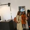 Inauguration de l'exposition de Roxane Depardieu, baptisée "Mr Otto Noselong", au sein de la galerie Catherine Houard à Paris le 31 mars 2016