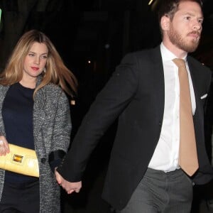 Drew Barrymore (enceinte) et son mari Will Kopelman à West Hollywood le 8 janvier 2014
