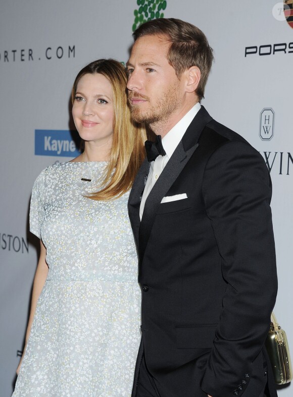 Drew Barrymore, enceinte et son mari Will Kopelman - Le 2eme Gala annuel de "BABY2BABY" au "Book Bindery" à Culver City, le 9 novembre 2013