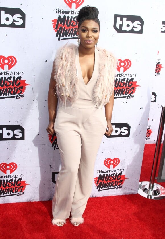 Ta'Rhonda Jones à la soirée des iHeartRadio Music Awards à Inglewood, le 3 avril 2016.